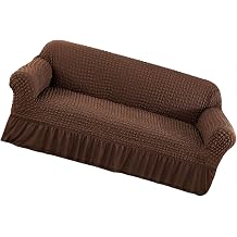 Seersuckers Sofa Covers Protectors High Elasticitys Sofa Slipcover for 3 Seater Couch Living Space Bubble Fabric Couch Slipcover