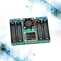 Vista 2 de Módulo probador de capacidad de batería de litio 18650 - 4 canales, resistencia interna, carga/descarga separada, soporte compacto, enfriamiento