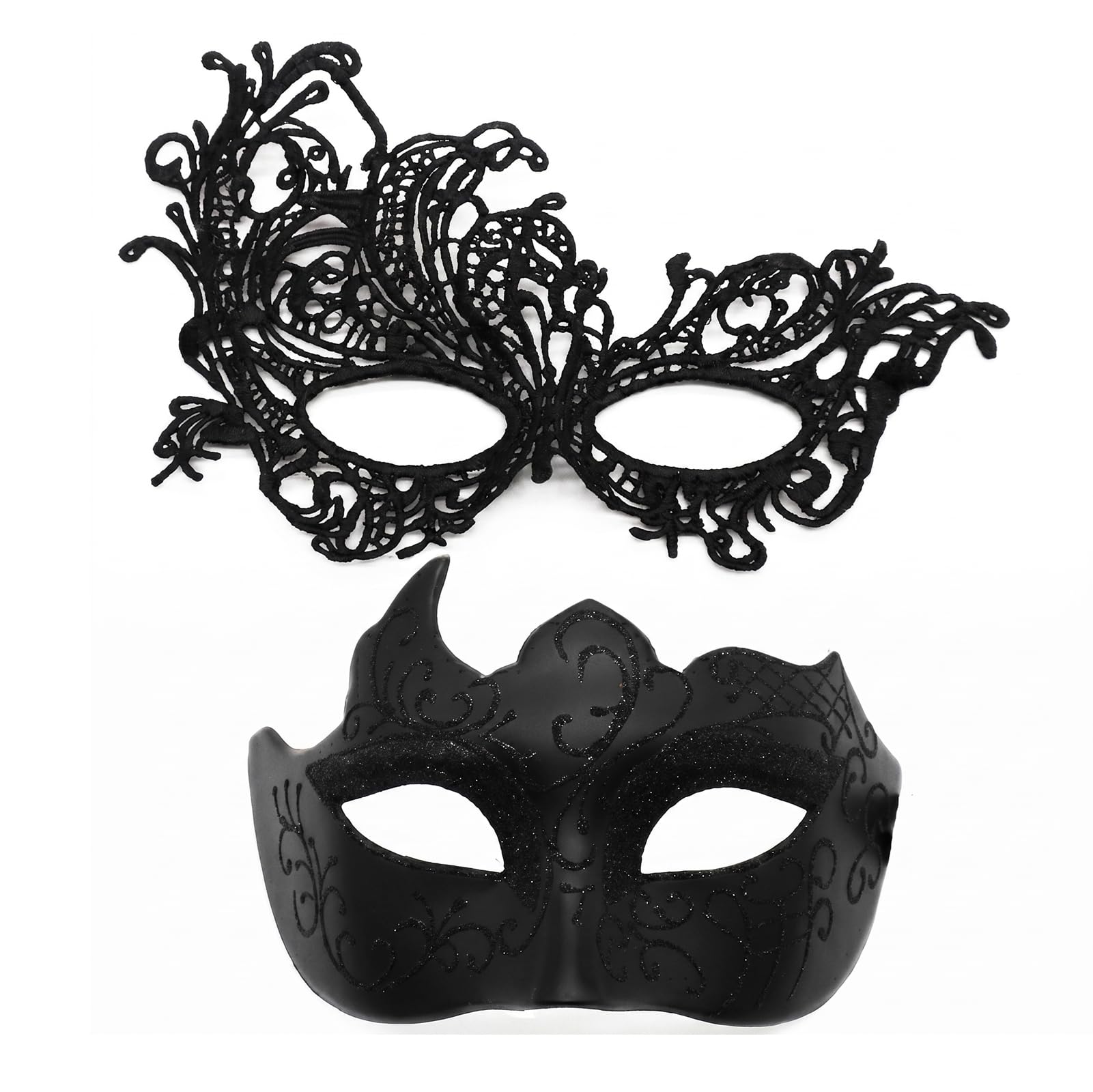 ZPSCXQ 2pcs Masquerade Mask for Women, masquerade mask for women, Ideal for Themed Parties and Cosplay Events, Adjustable Fit and Lightweight Construction