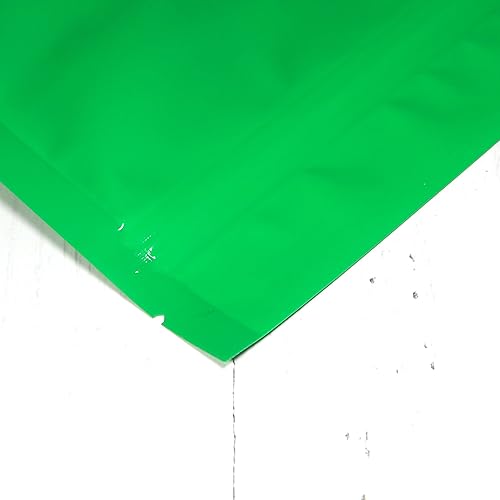 Miniatura 3 de Bolsa de doble cara de color matebrillante con ventana redonda transparente (100 bolsaspaquete) (4 x 6.3 pulgadas, verde brillante)