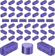 Replacement Pieces for Ticket to Ride Board Game | 50 Train Tokens | 1 Scoring Marker | Base Set (40_Silk_Purple)