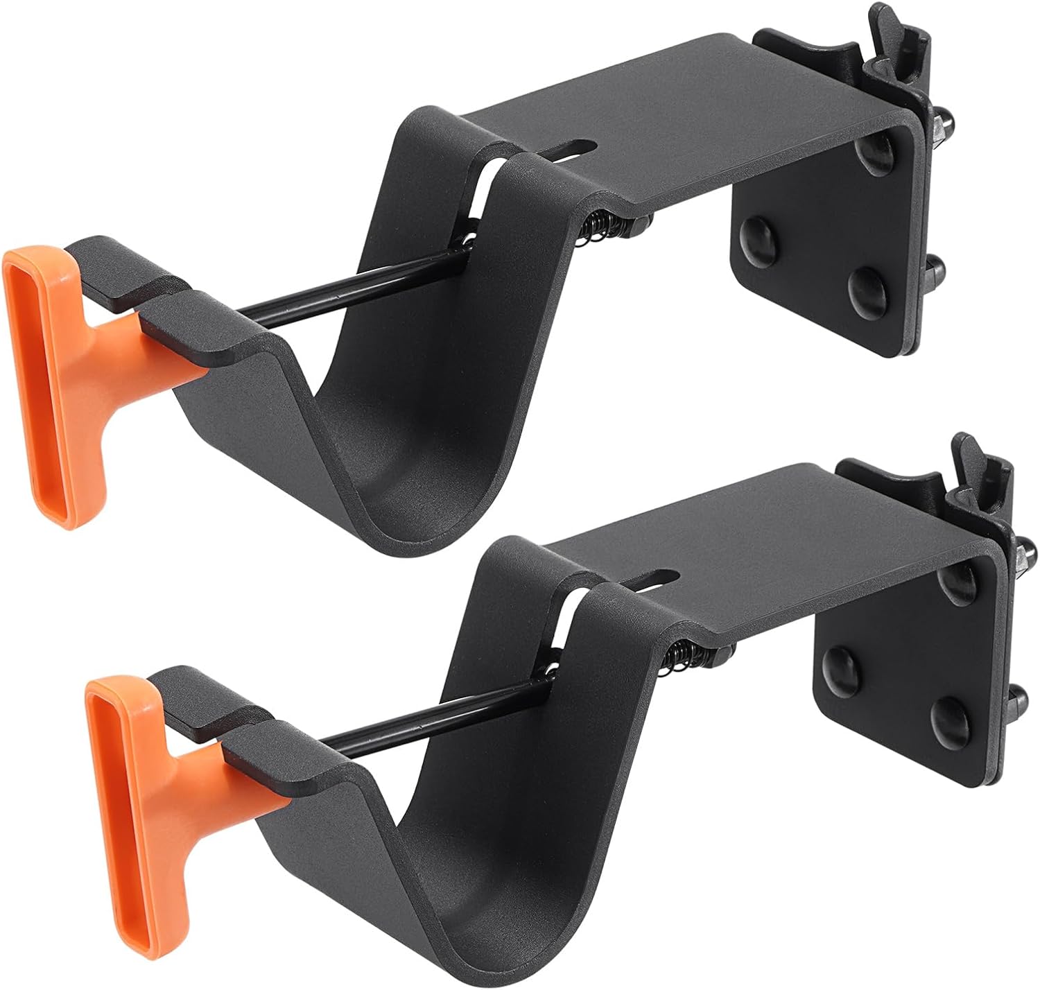 Cargo Enclosed Trailer Weedeater Rack, Steel Trimmer Mount Stores Weed Wackers & Hedge Trimmers Organize Landscaping Tools on E-Track in Trailer, E-Track Accessories (Pack of 2)