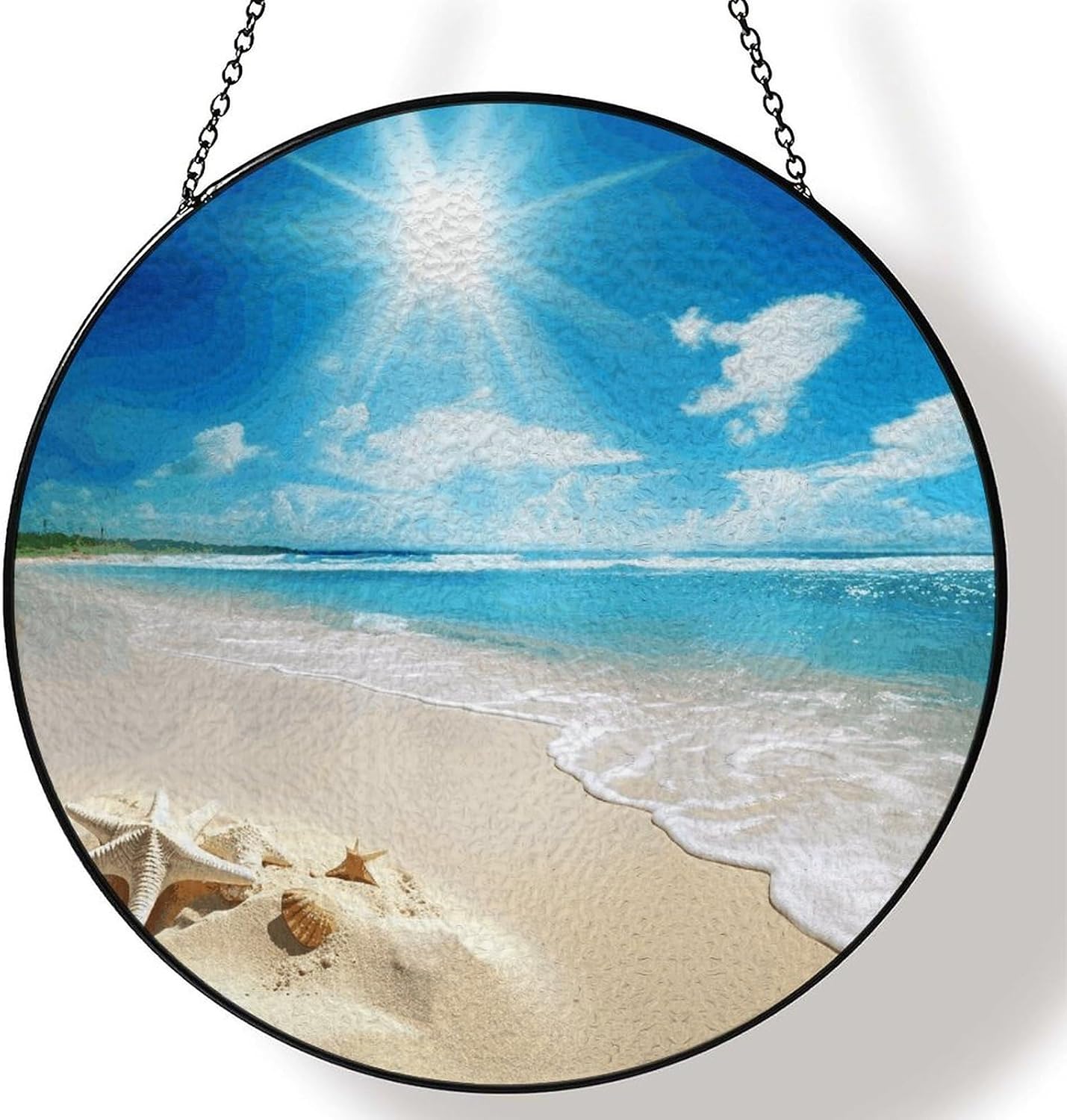 Stained Glass Suncatcher, Window Hanging Decor for Outdoor Indoor image 4