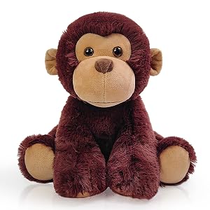 Monkey Stuffed Animal Toy Soft Huggable Monkey Plush Toys for Kids Cute Animal Gift for Boys Girls and