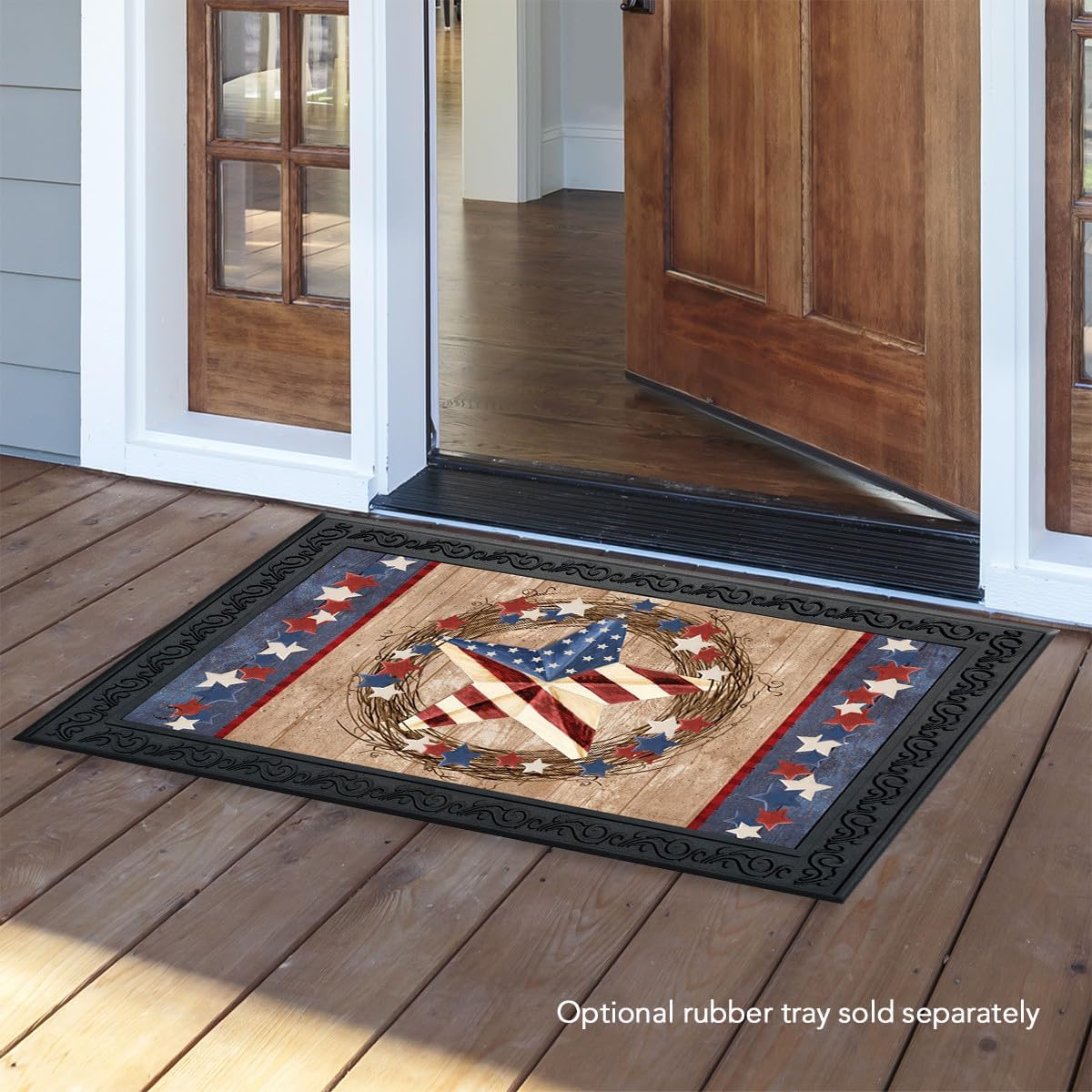 Briarwood Lane Americana Barnstar Patriotic Doormat