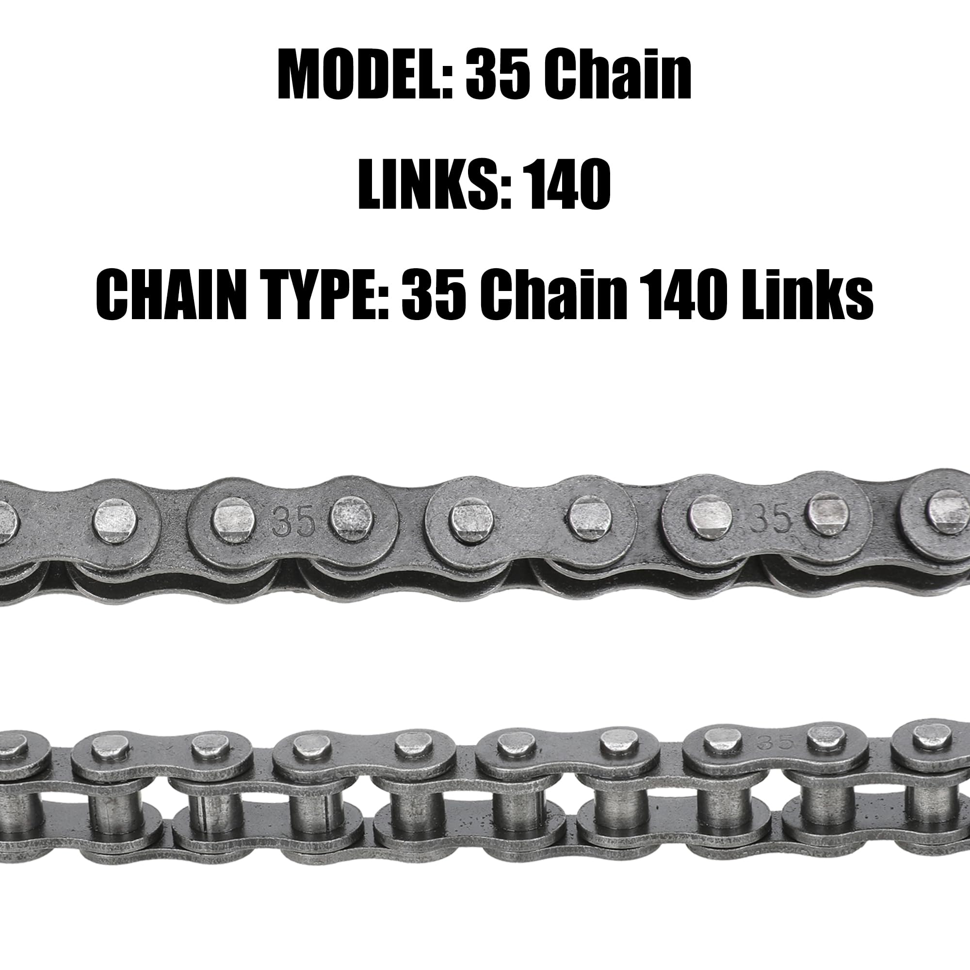 Predator Chain Predator 212 Chain #35 Chain 140 Links With Breaker Tool For Predator ...