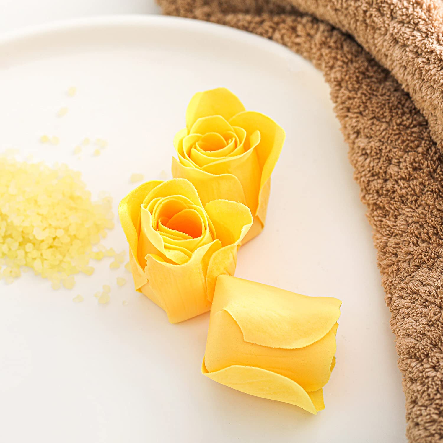 Spa Luxetique Spa Gift Baskets for Women - 8pcs Yellow Gifts for Women, Womens Gifts Includes Body Lotion, Bubble Bath, Bath Sets, Mothers Day Gifts for Mom - Image 6