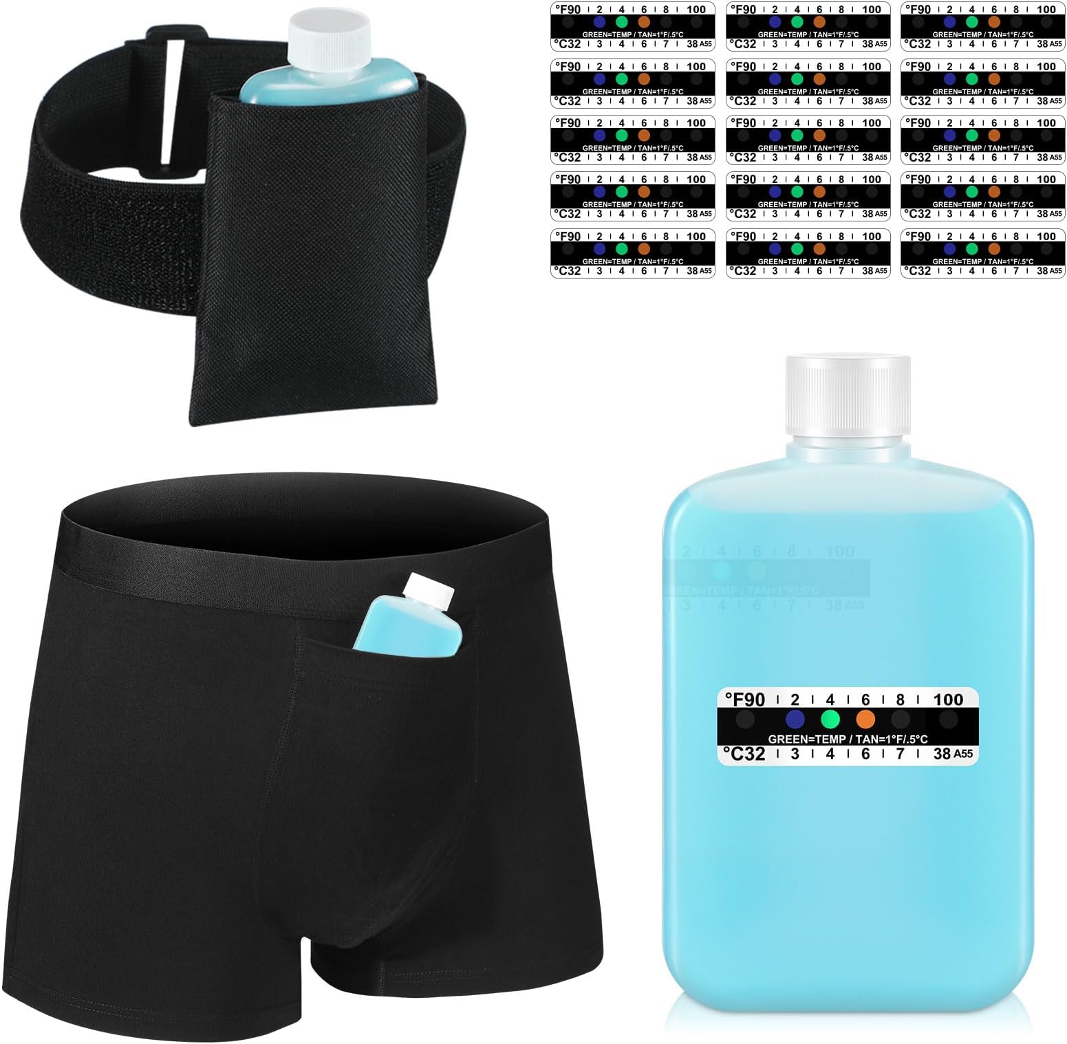 Cuffbow 19 Pcs Urine Test Complete Kit, Include 1 Urine