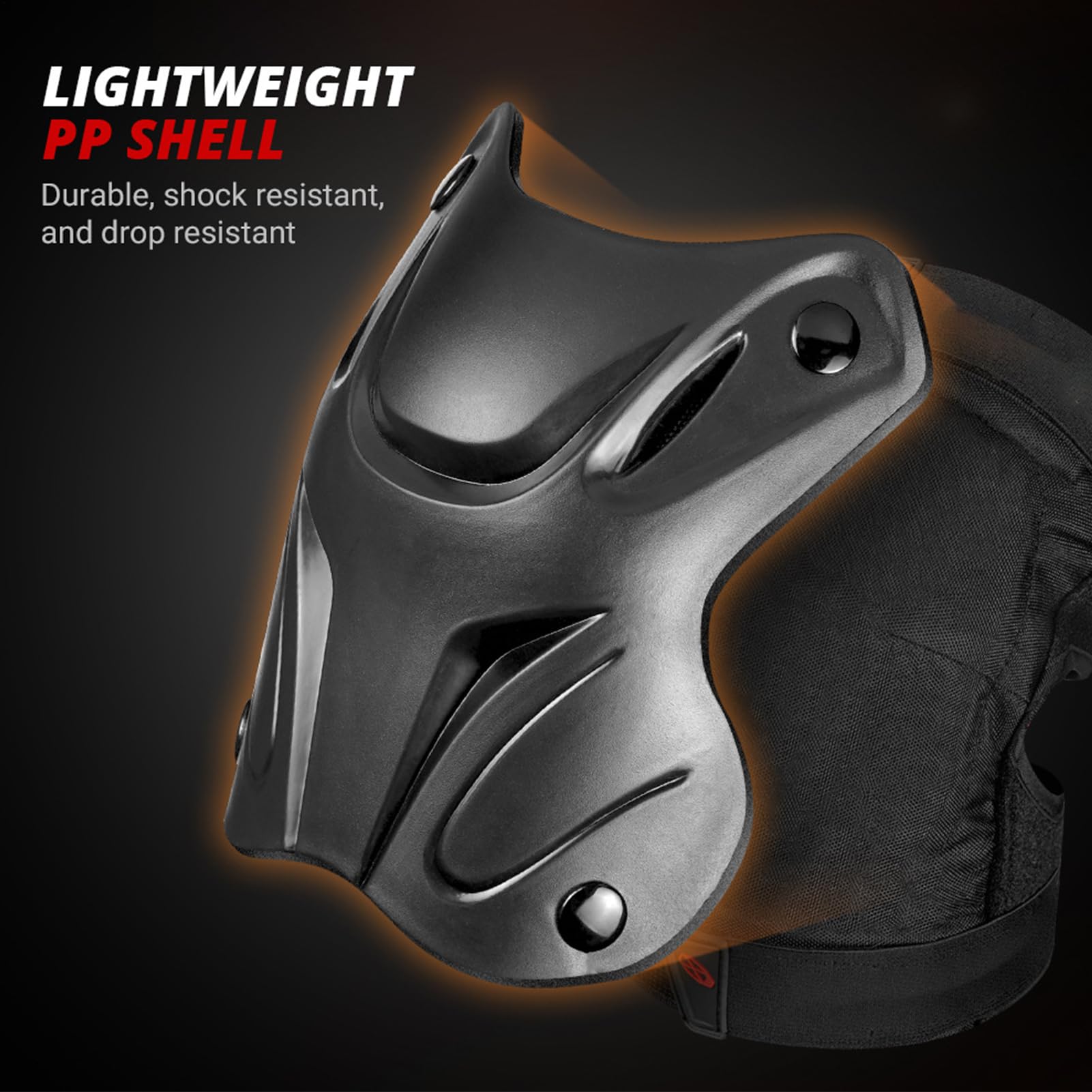 Protège-tibias réglables pour moto, coudières et genouillères adultes - Équipement de protection moto, roller, skateboard