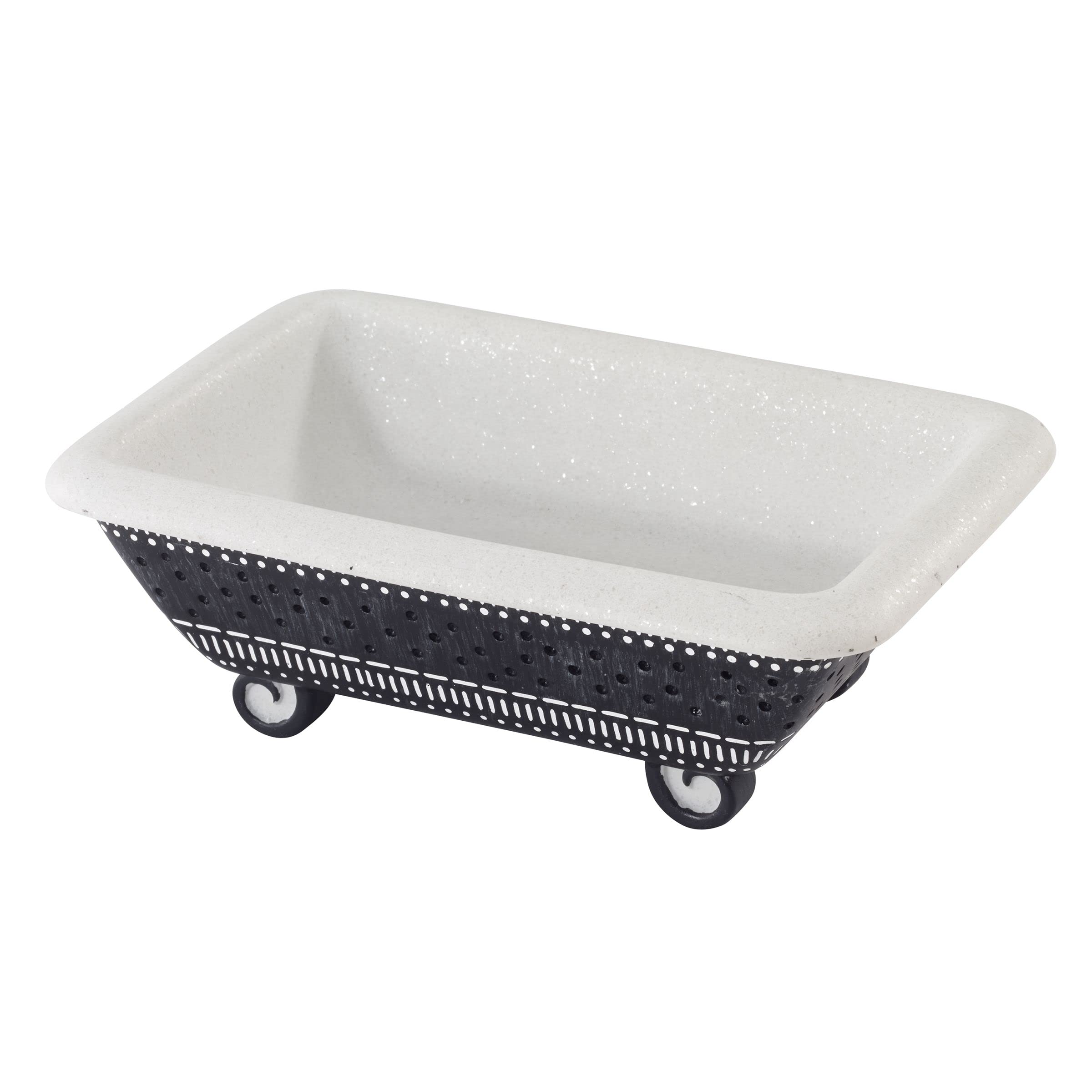 Avanti Linens - Soap Dish, Guest Bathroom Essentials, Modern Home Decor (Bath Icons Collection)