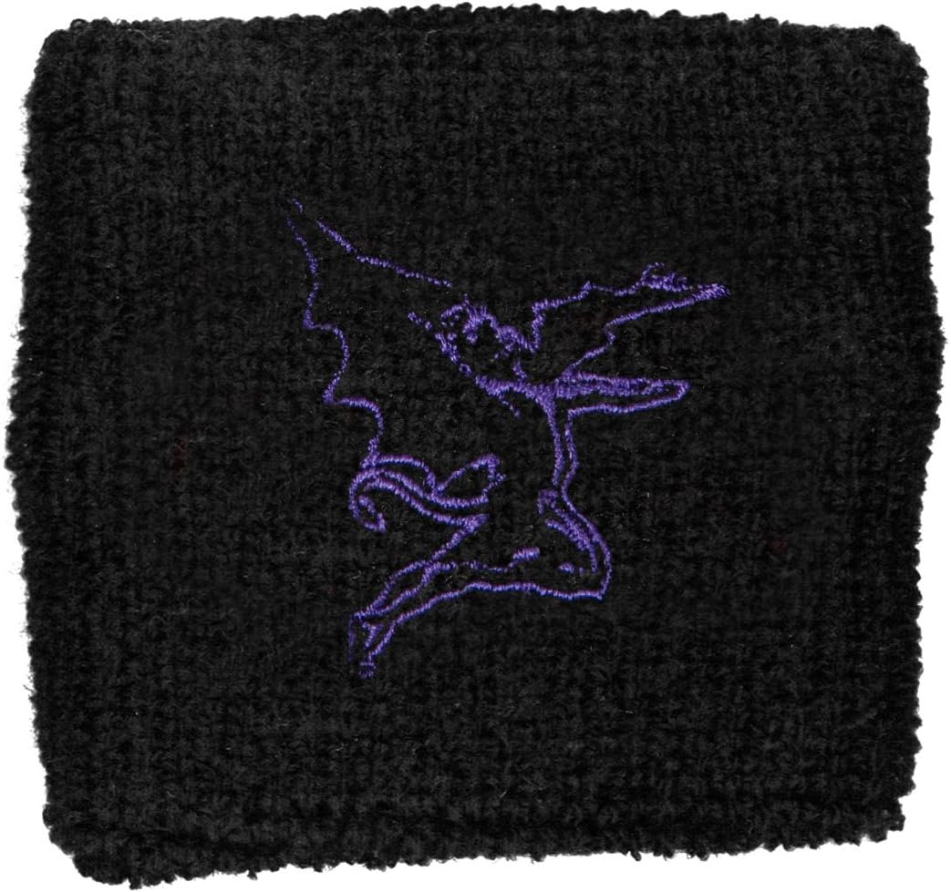 Black Sabbath Men's Purple Devil Athletic Wristband Black