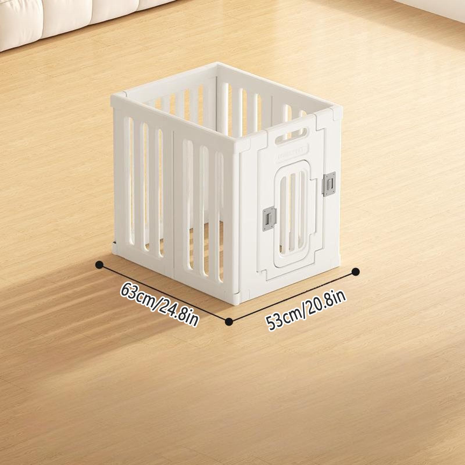 Recinto for Animali da Interno Plastica, Recinto for Conigli, Gabbia Portatile for Cuccioli,Per Cucciolo, Gatti, Animali domestici, Interni, Gabbia, Cuccia, Canile(60cm/23.6in,4 pieces)