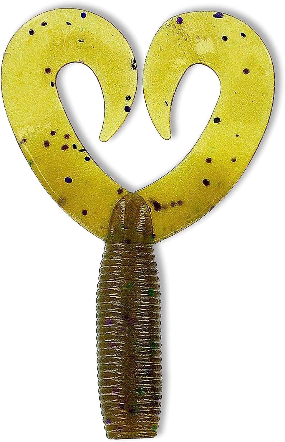 Yamamoto Custom Baits Double Tail Grub Soft Plastic Bait, 20-Pack, Bass Fishing Soft Plastic Lure, Multiple Sizes & Colors