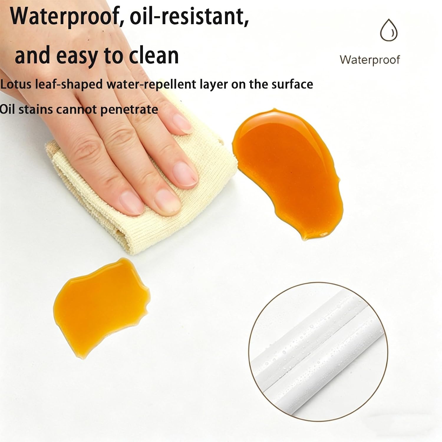Faux Leather Wood Grain Window Sill Protector, Non-Slip Waterproof Window Sill Protector Pad for Bay Windows and Balconies(E,7.87X78.74IN)