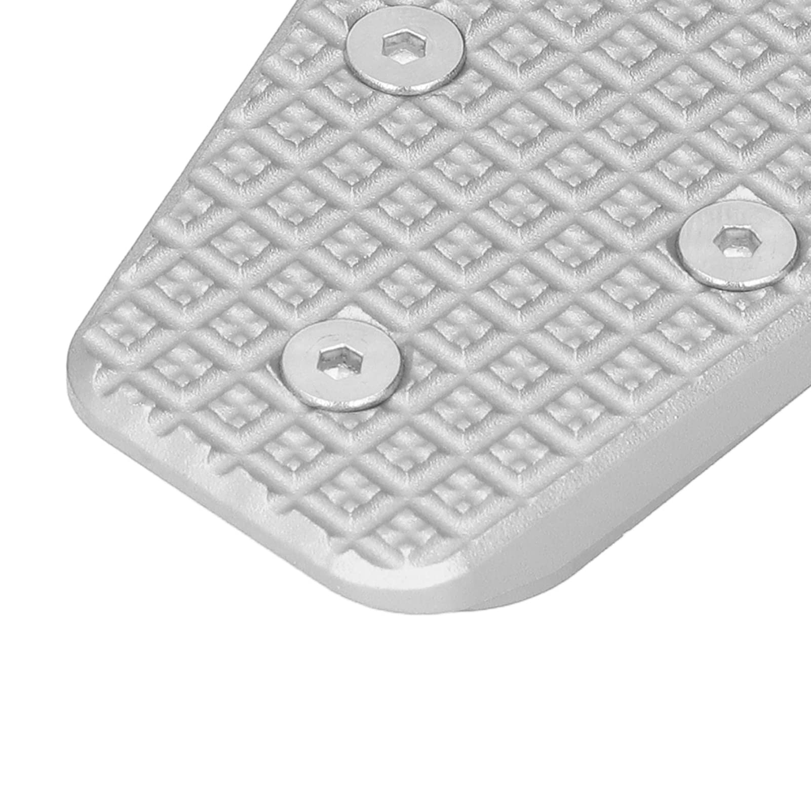 Pedale Leva Freno Posteriore Moto CNC Ingrandisci Piastra di Estensione Sostituzione Pad per F900XR 2020‑2021 Pedale Leva Freno Posteriore in Alluminio Stabile e StabileEstensione (SILVER)