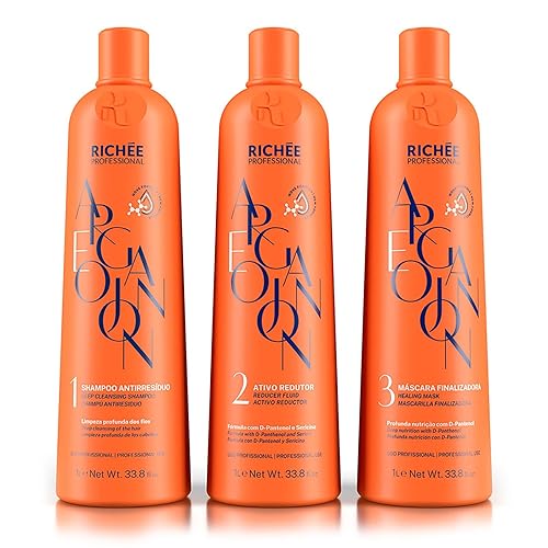 Richée Professional Kit de argán E Ojon Fórmula rica recta perfecta hidratación extrema 3x 85fl oz 84 onzas líquidas