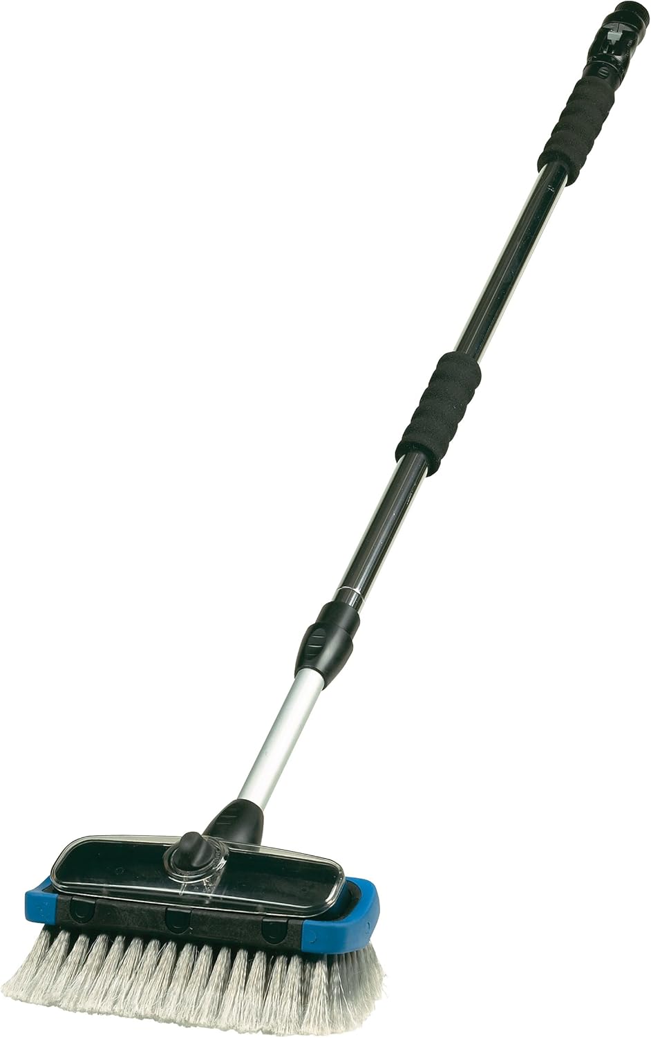 Carrand 93984 10" Flow-Thru Suds-N-Go Bi-Level Wash Brush With 71" Extension Pole : Automotive