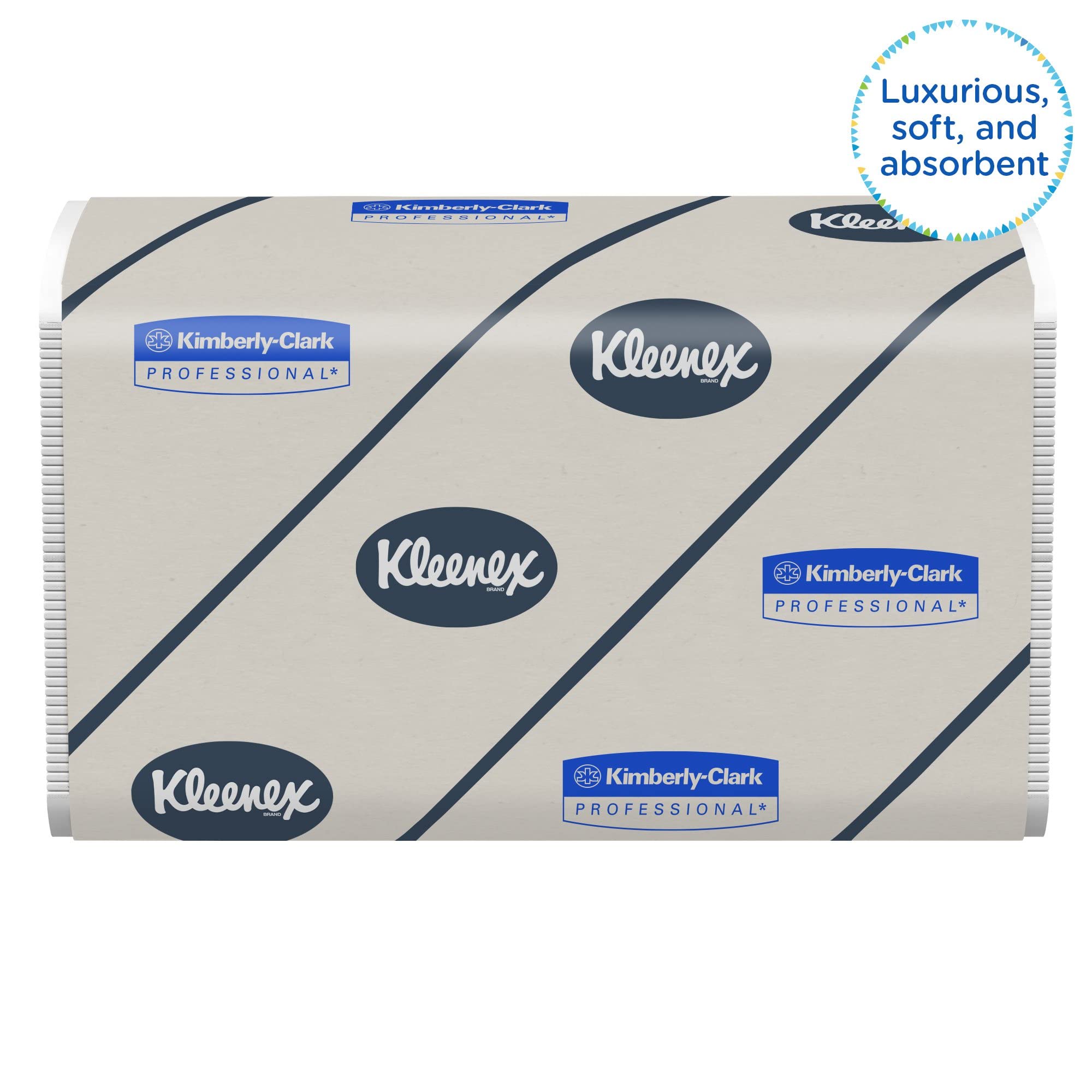 Ręczniki do rąk składane naprzemiennie Kleenex Ultra 6772 — 30 opakowań x 94 białe, 2-warstwowe arkusze