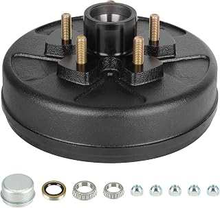 Aeagle New 3rd 10" X 2-1/4" Trailer Brake Drum 5 on 4.5" Bolt Circle Kit for 3500lbs Trailer Axles