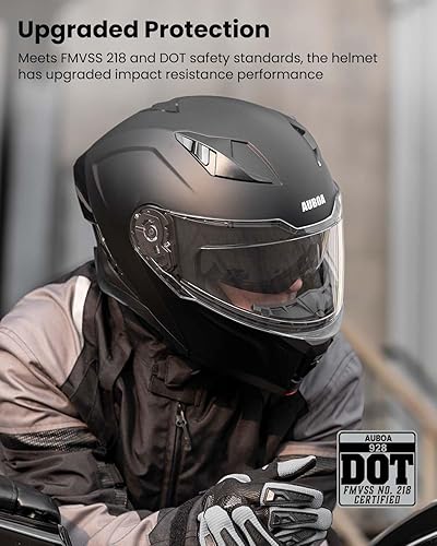 Miniatura 2 de Casco modular para motocicleta de cara completa con doble visera abatible para adultos, hombres y mujeres, modelo 928