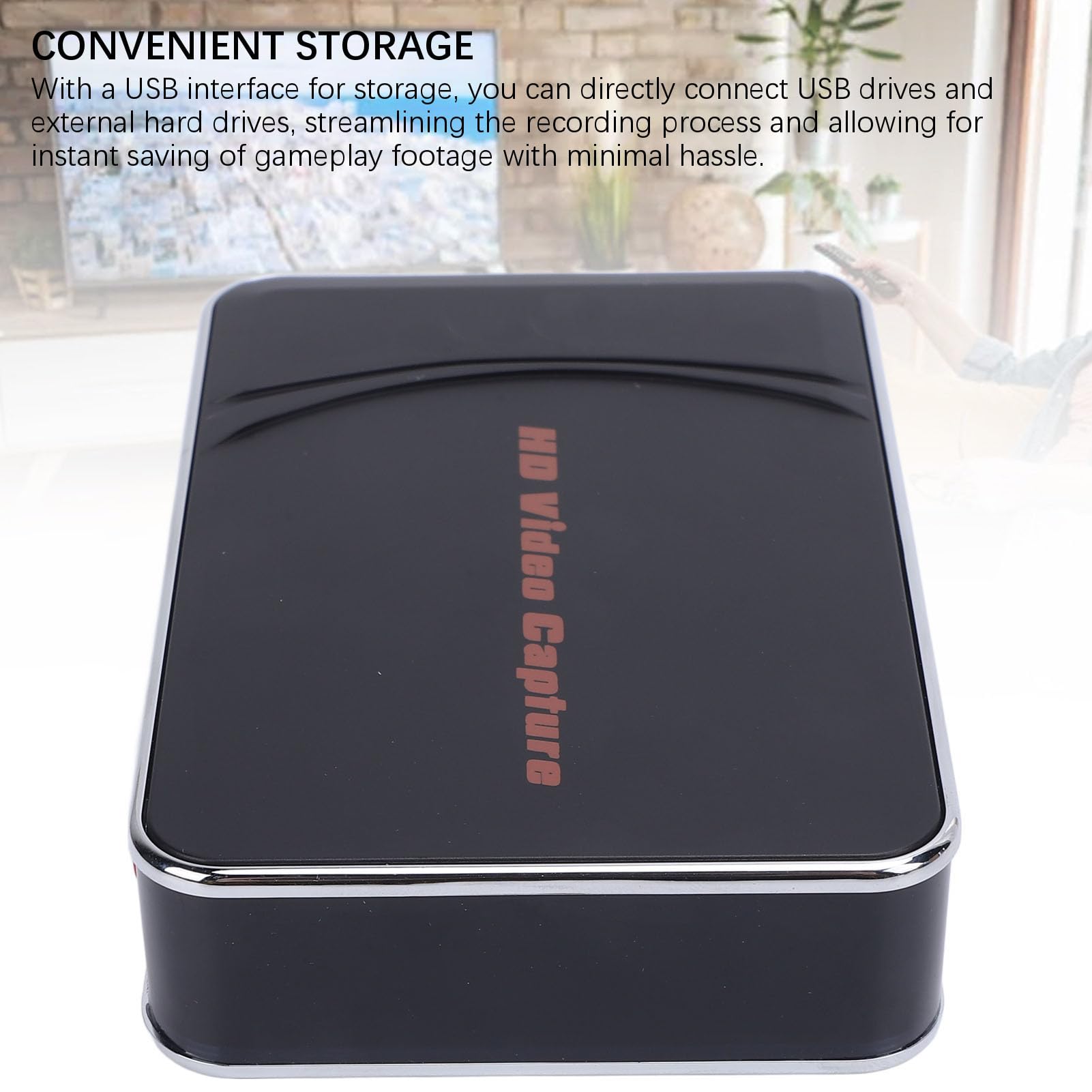 Scheda di Acquisizione Video, Registrazione HD 1080P con Interfaccia Microfono da 3,5 Mm e Memoria USB, per Console di Gioco e PC
