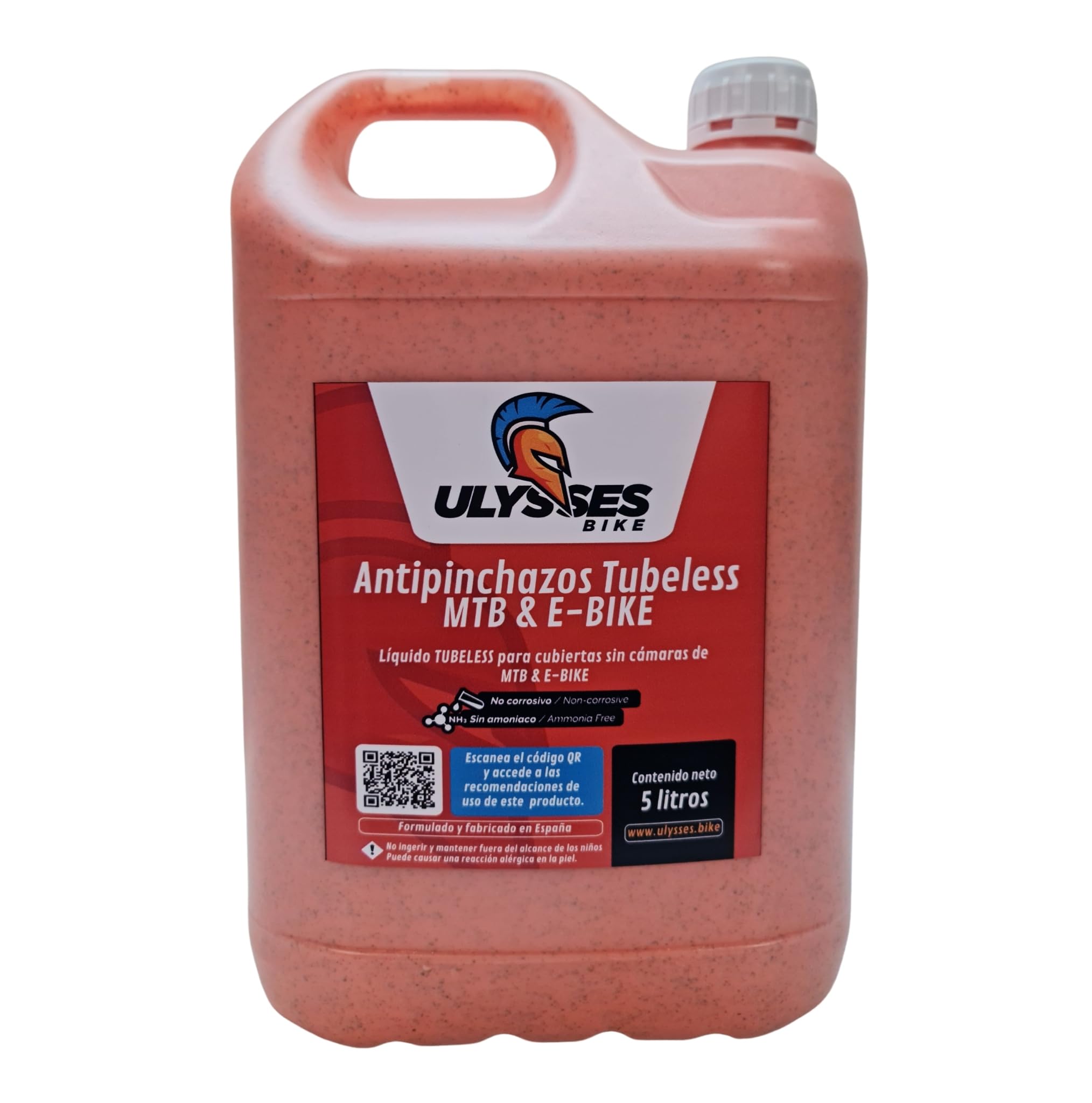 Liquide anti-crevaison sans ammoniaque pour vélo sans ammoniaque, kit de réparation de pneus, gel anti-crevaison pour seringue Tubeless (5 litres)