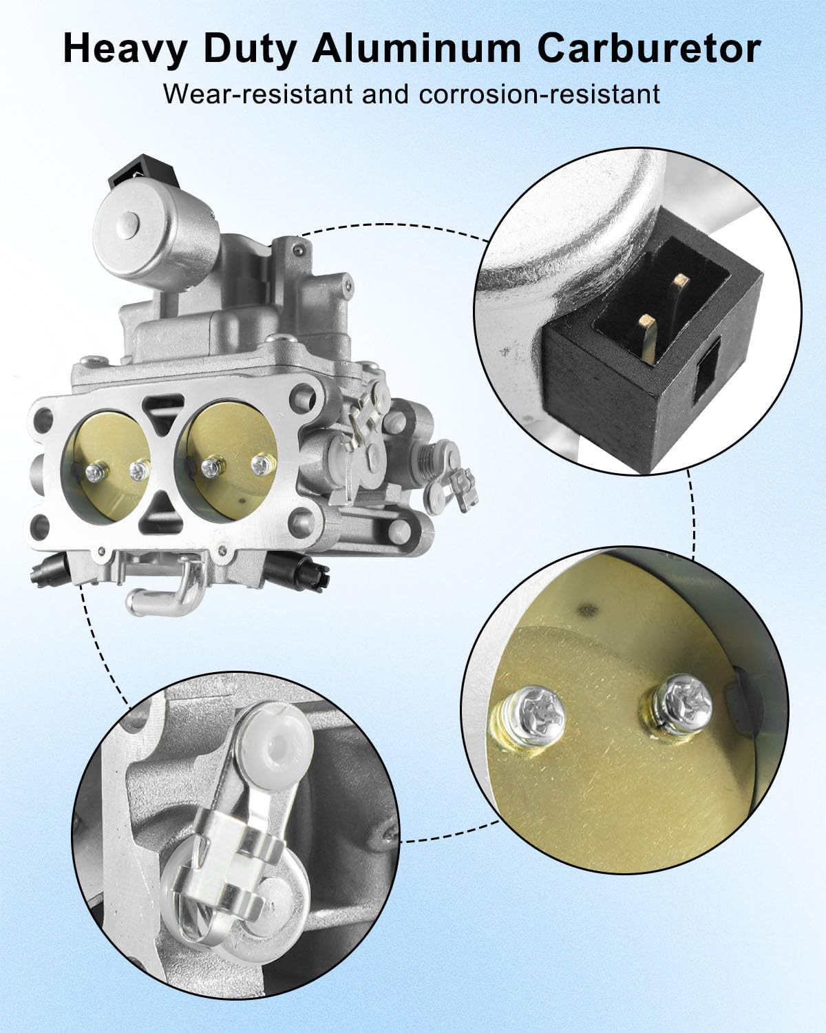 Carburetor Carb Fit for B&S 611477 613477 Engine, Tune Up Kit Replace 845273 845032 844172 842097