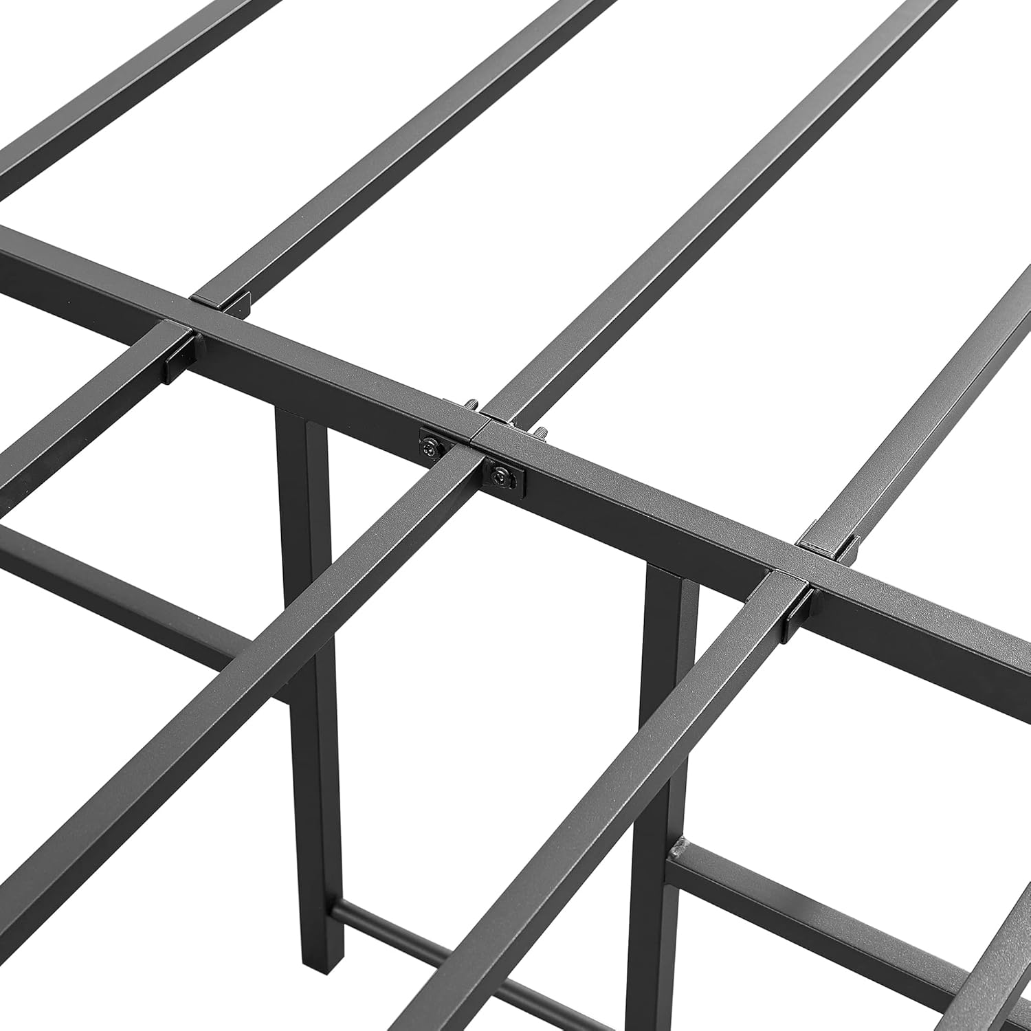 VECELO 18" Metal Platform Bed Frame/Mattress Foundation/No Box Spring Needed (King Size)