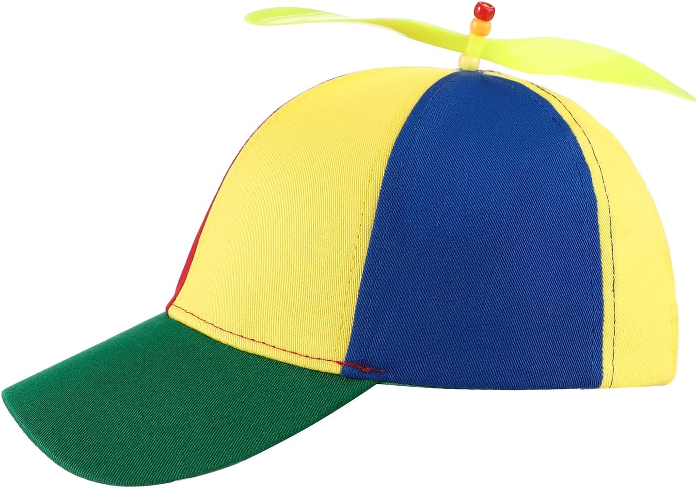 PENINSULA LOVE Kids Propeller Baseball Cap Colorful Helicopter Hat Breathable Cotton Trucker Hat Adjustable Snapback Cap