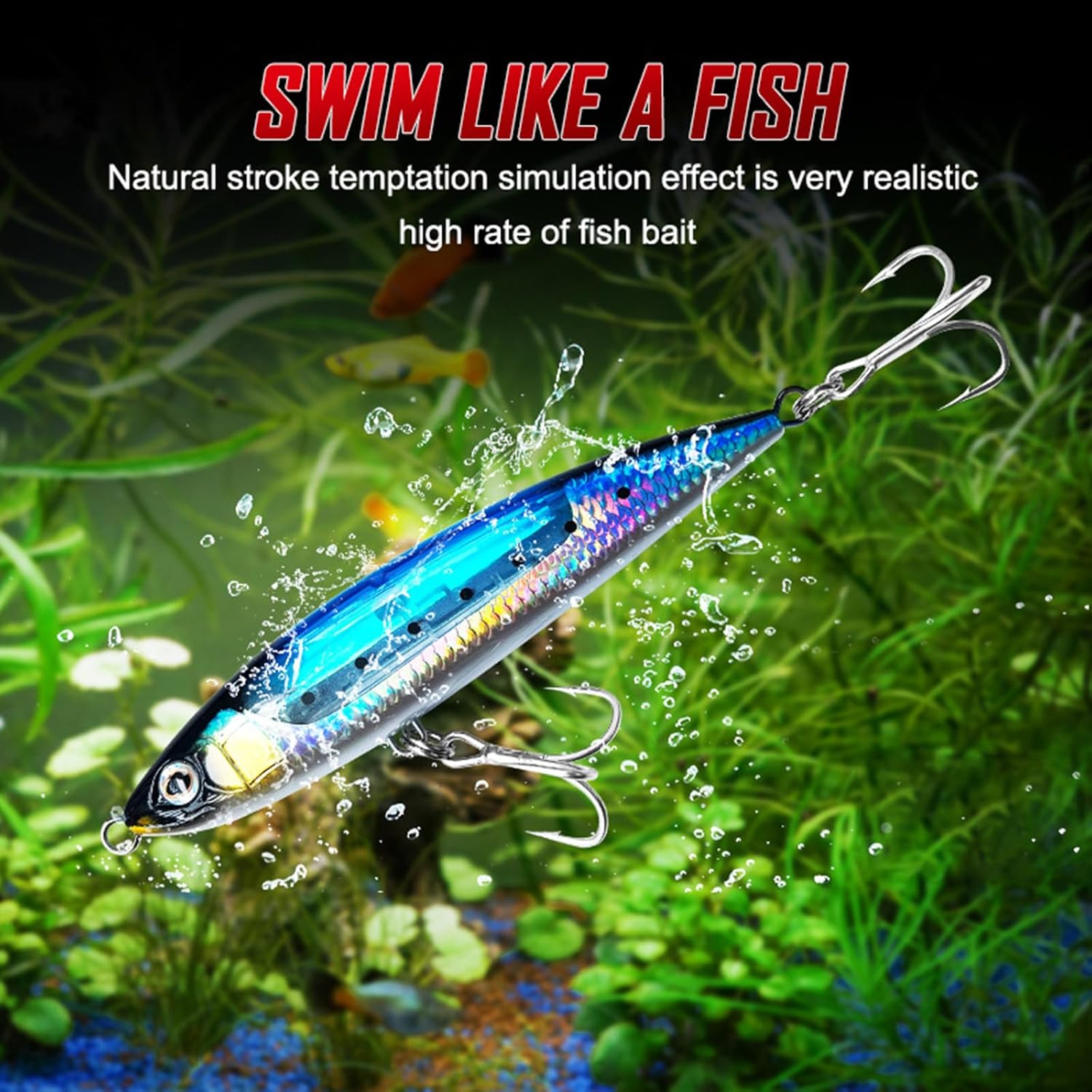 Topwater Pencil Popper Lure 5.9 inches 2.43 Ounces - Bait deep sea Boat Fishing Topwater Popper Hard Bait Floating Pencil Lure for Kingfish/Tuna/Mackerel/Marlin/Mahi Mahi Offshore Trolling