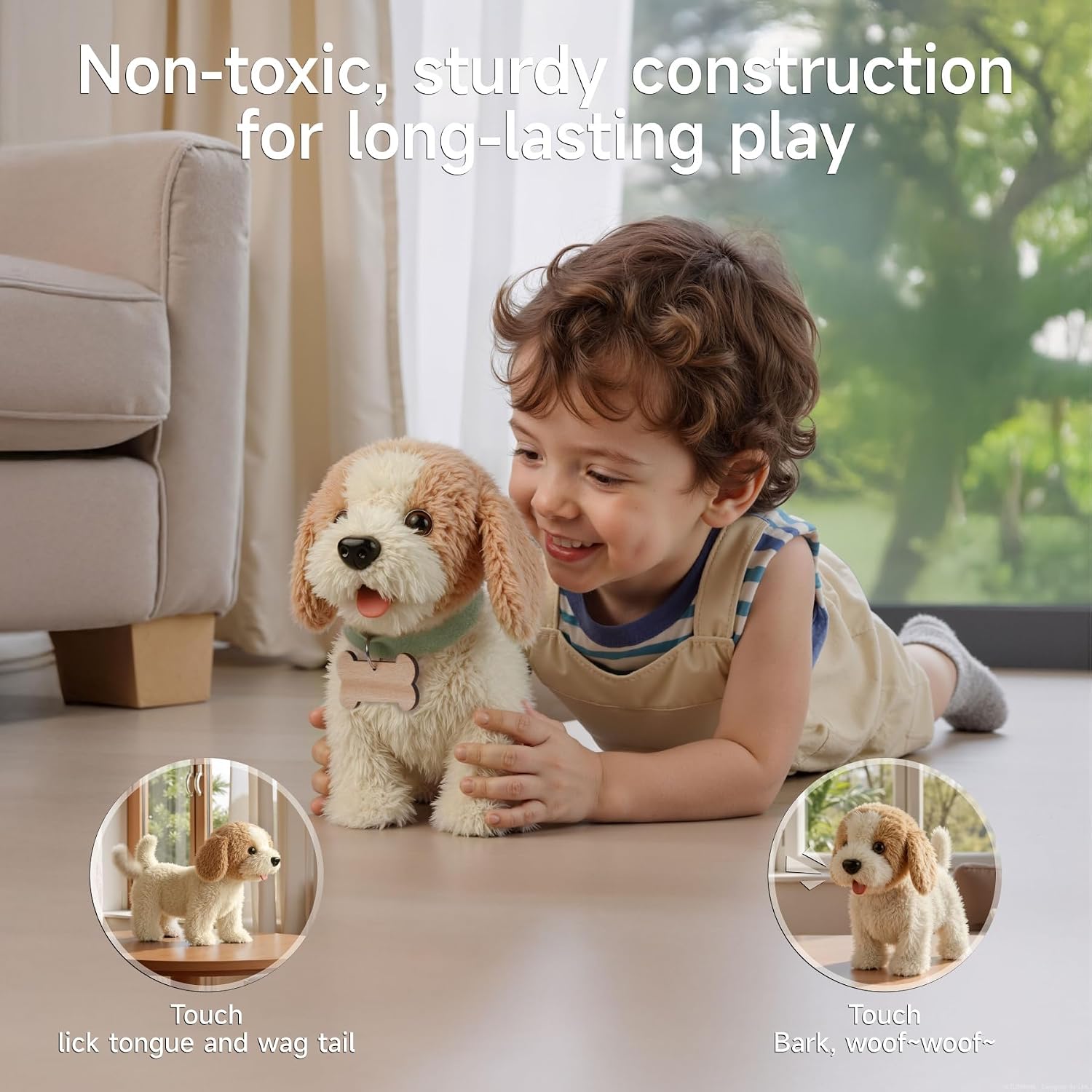 Tu Walking Barking Toy Dog Remote