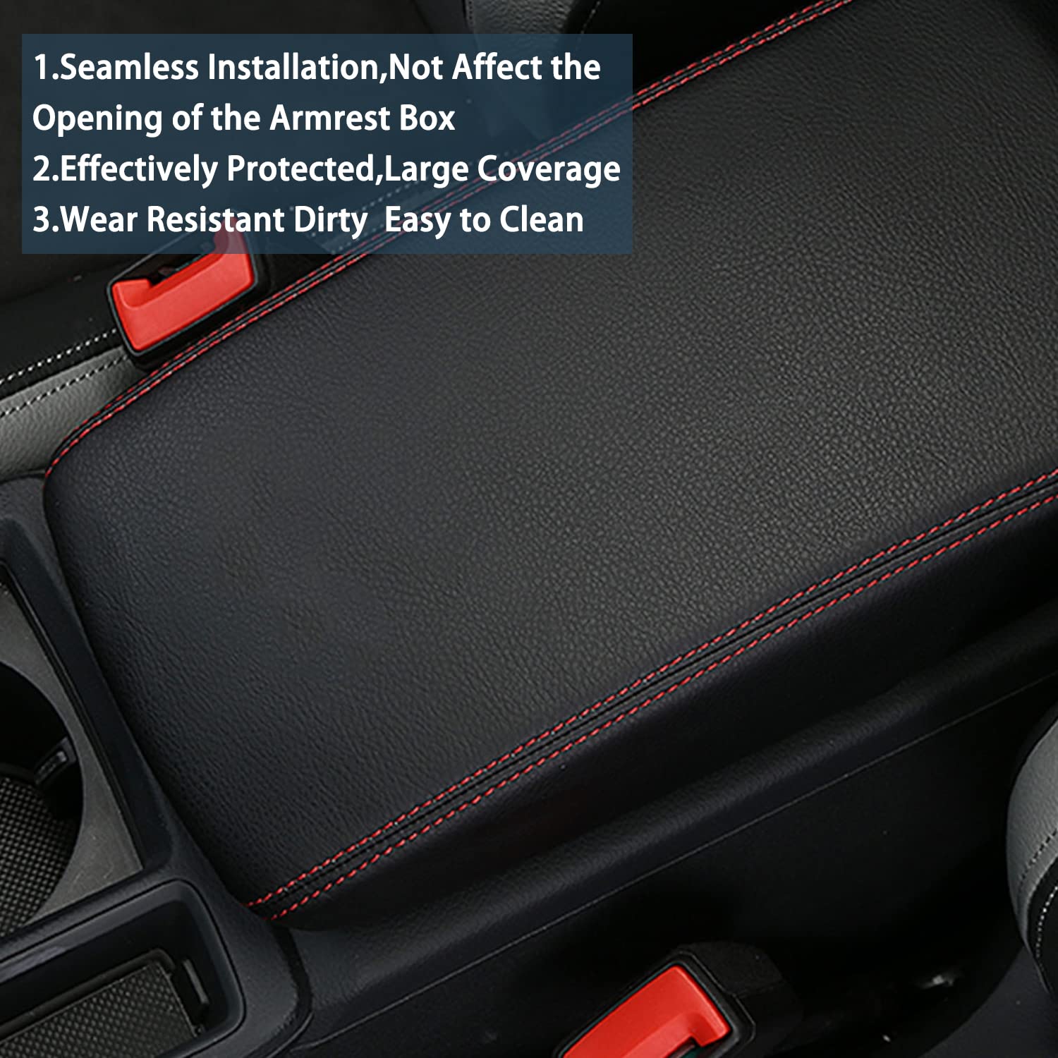 Ruiya Compatibile con Audi Q3 F3 2019-2025 2026 Copri Bracciolo, Copertura per Bracciolo Copribraccioli Audi Q3 Centrale Bracciolo Copertura Protezion Bracciolo Protezione Audi Q3 Accessori