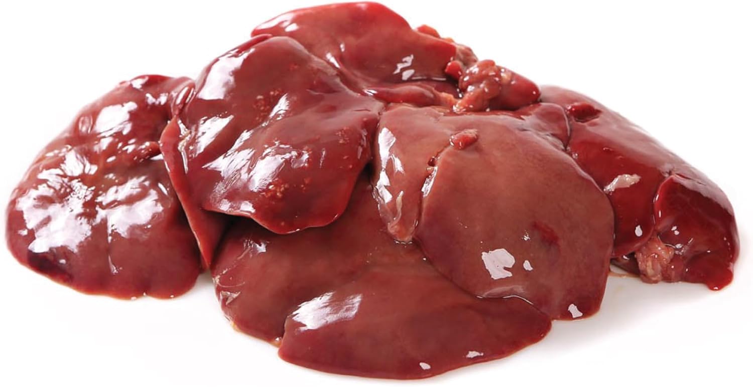 Raw Paws Frozen Raw Chicken Liver for Dogs & Cats, 2-lb (10-Pack) - Made in USA - Small-Batch Pet Food - Natural Chicken Liver Treats for Dogs - Liver Dog Treats