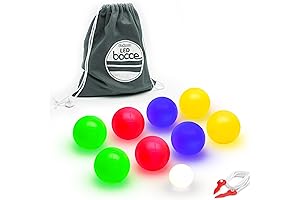 Light Up LED Bocce Ball Game Set