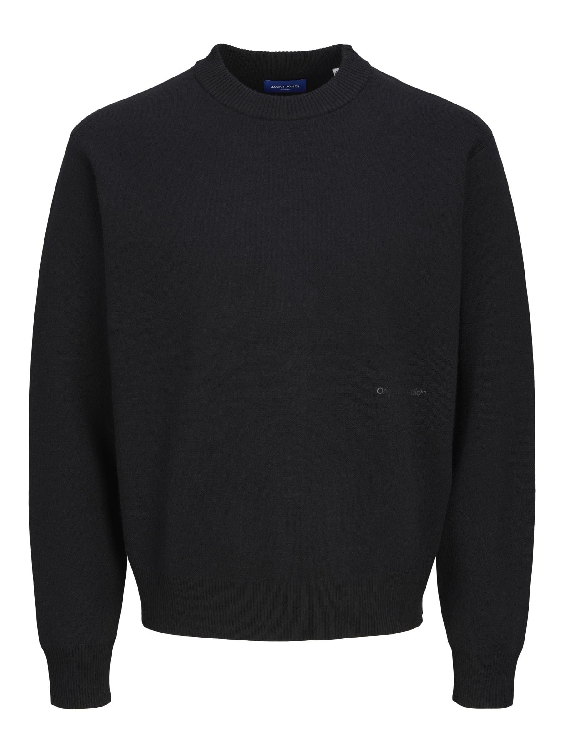 Jack And Jones Men's Crew Sweatshirt Black Small