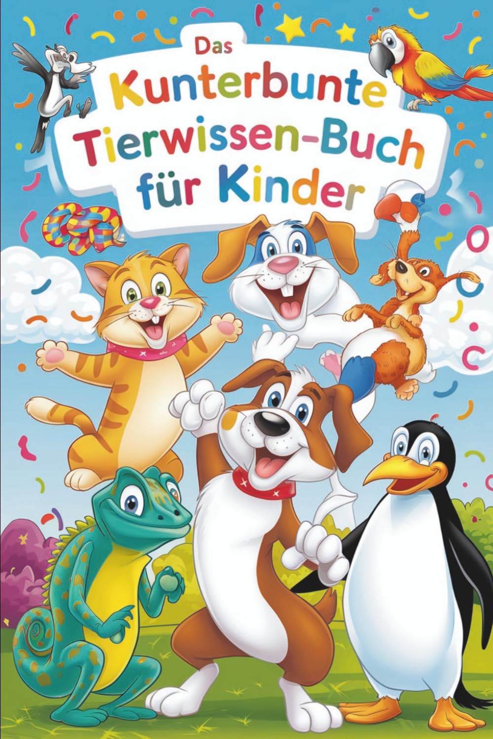 Das kunterbunte Tierwissen-Buch für Kinder: Witzig, unnütz, spannend - Unnützes Wissen für Kinder