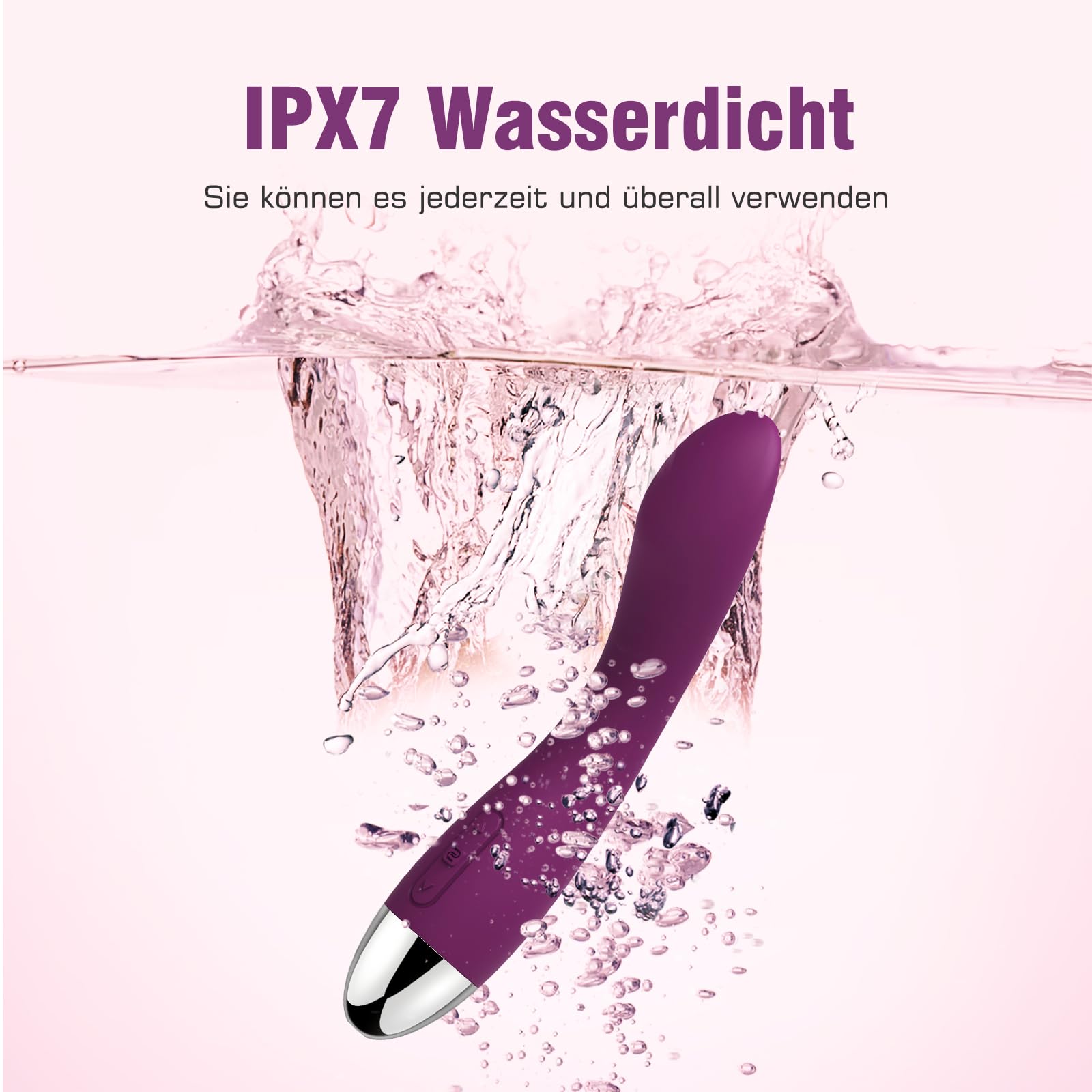 SVAKOM AMY-Upgrade Vibrator,Hochwertiger Silikon-Dildo mit 25 Vibrationsfrequenzen Klitoris G-Punkt und Analstimulation Leise und Stark Sexspielzeug mit wasserdichtem Design für Frauen und Paare