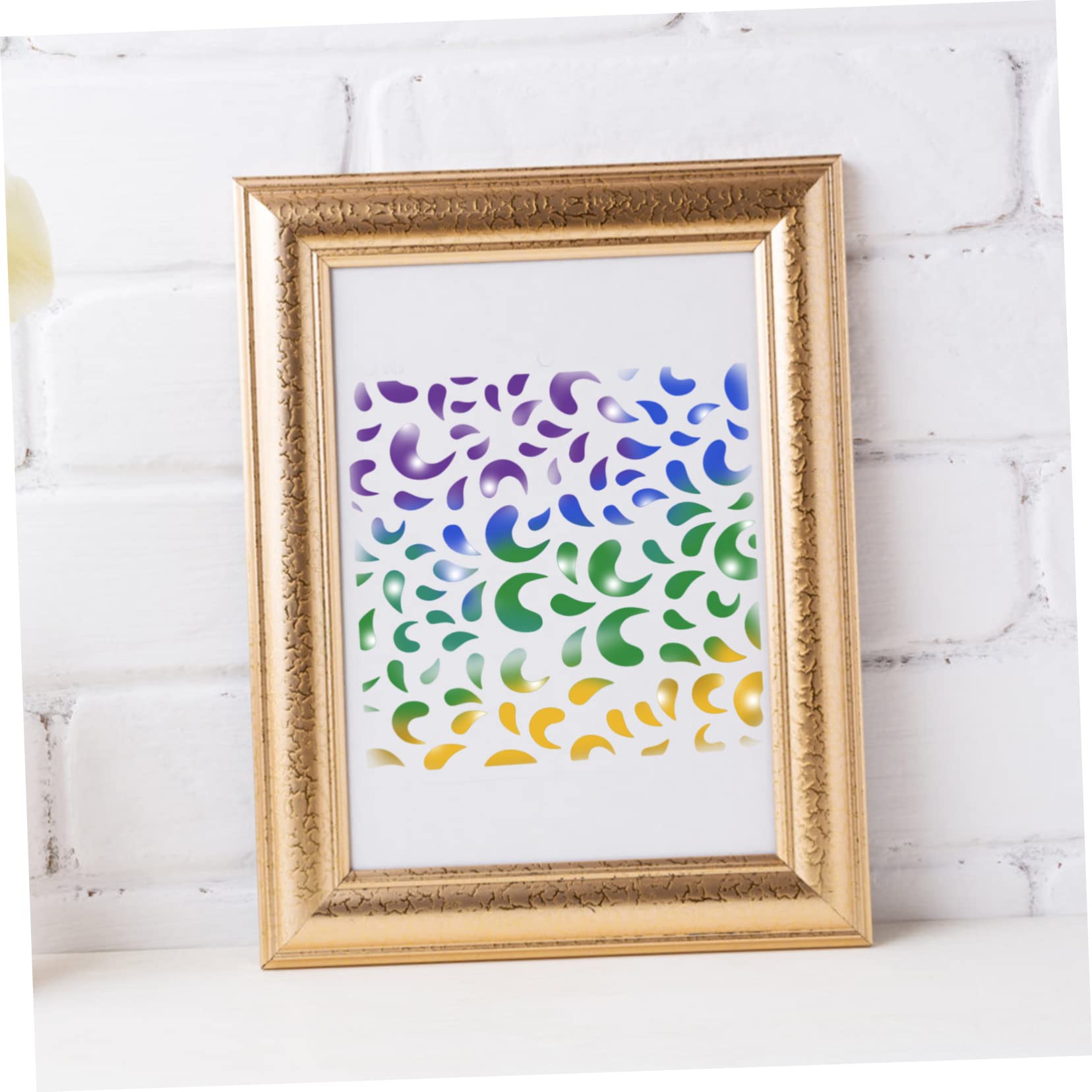 ARTIBETTER 3 Ensembles Pochoirs De Peinture Plastique De Modèles Décoratifs Réutilisables Pour Bricolage Artistique Pour Peinture Murale Décoration Intérieure 16 Feuilles*3