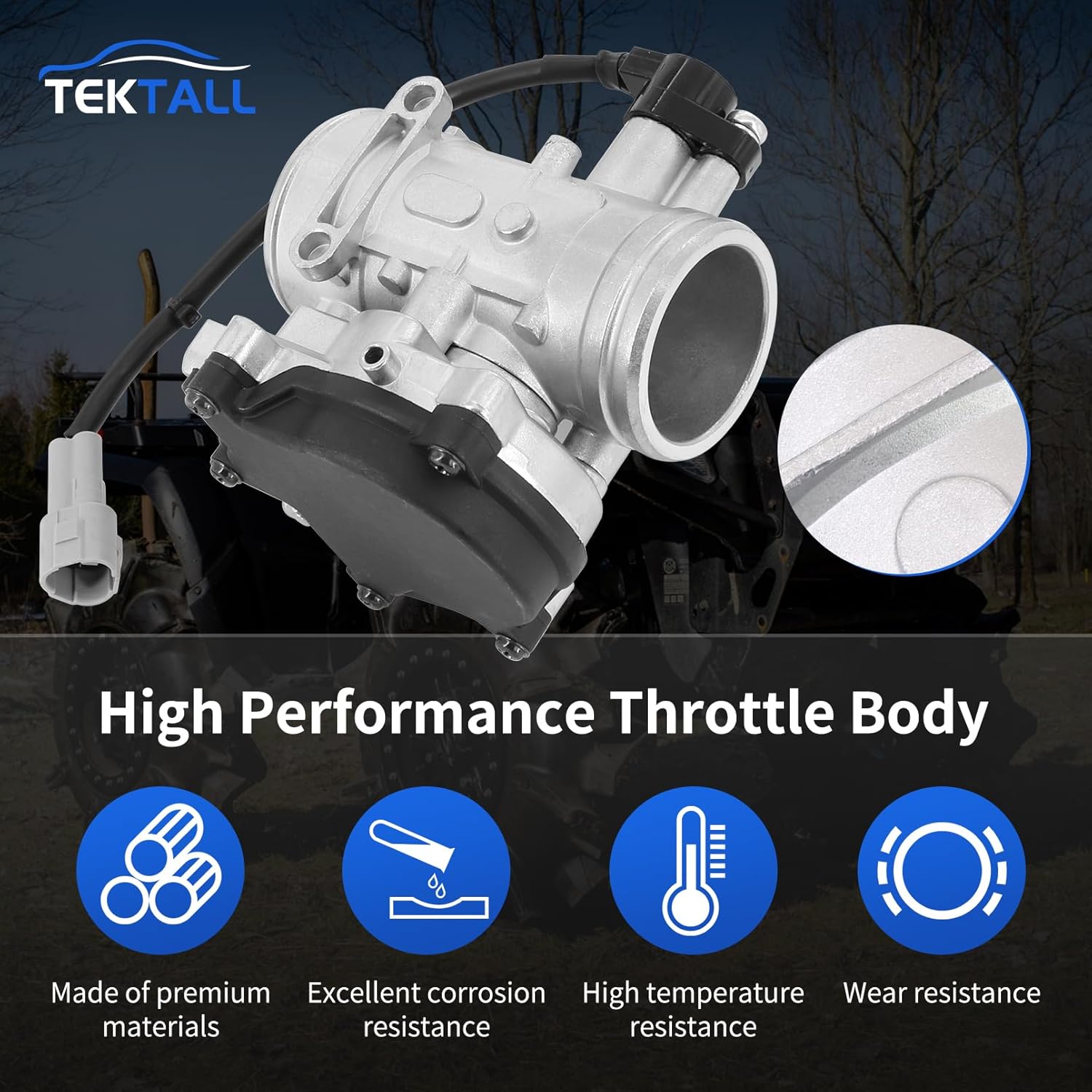Throttle Body 2204189 1203944 For Polaris 2009 2010 Ranger Sportsman RZR 800 EFI RZR "S" 800 RZR 4 800 EFI Ranger 6X6 800 EFI Engine Mounting