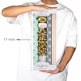 MAYPLUSS Kraft Christmas Wrapping Paper Jumbo Roll - 30 In X 120 In Per Roll - Vintage Brown Kraft Christmas Ornaments, Gingerbread Cookies, Pinecone & Deer Print Winter Gift Wrap for Rustic Holiday