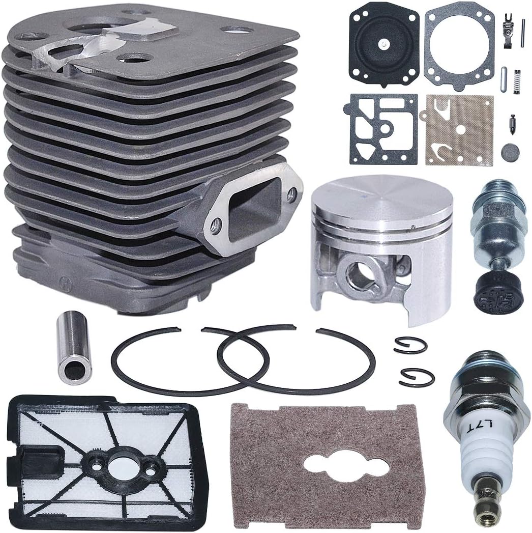 Cylinder Piston For Stihl FS550 FS420 FS420L FS550LAir Filter Cover Trimmer Part, Cylinder, Piston, Pin, Ring, Circlip, Air Filter Set, Spark Plug, Decompression Valve