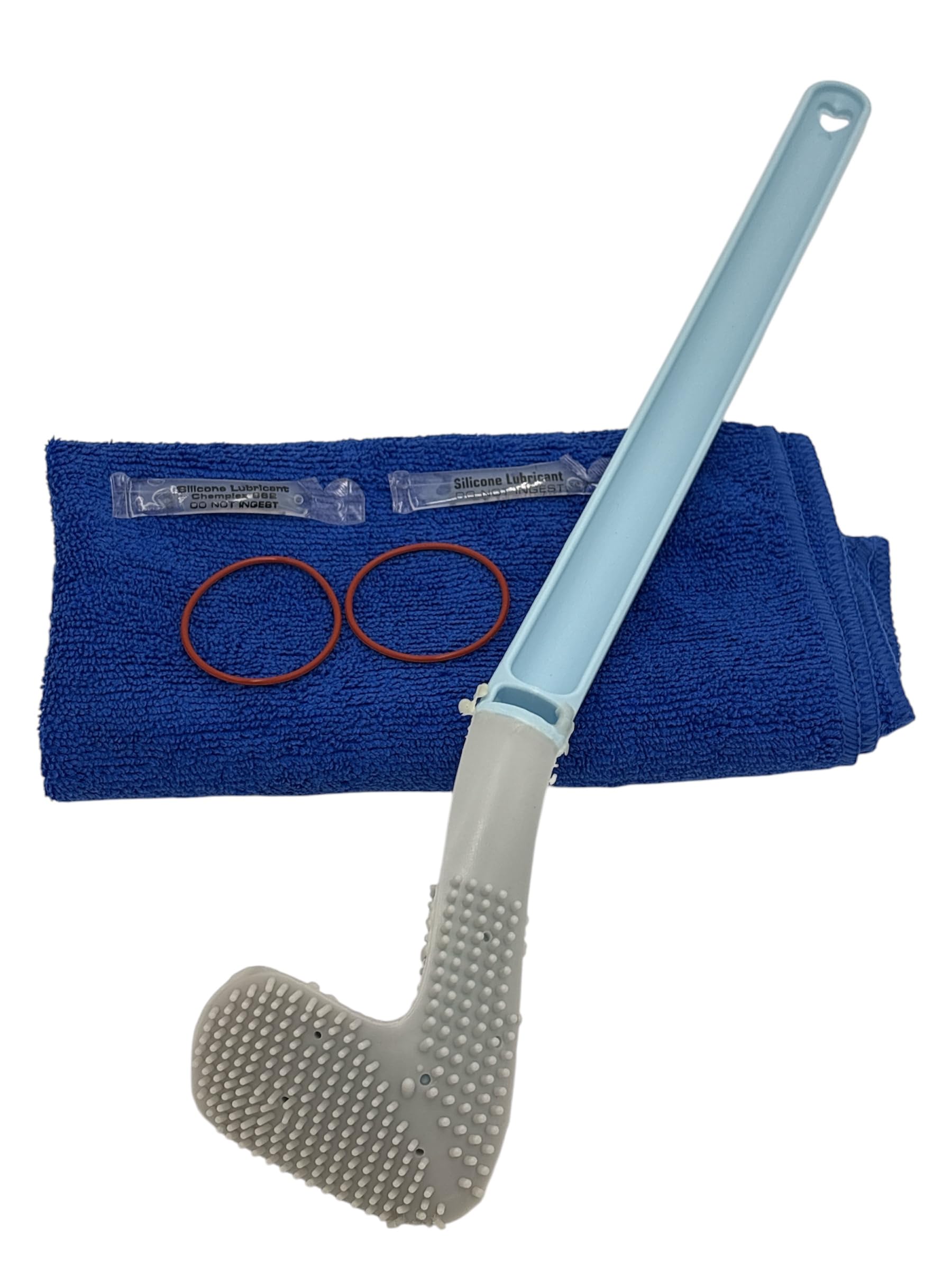 2 Pot Mount Pressure Valve o-Rings +2gm Grease +Microfiber Towel +Silicone Brush Compatible with Broaster 09916