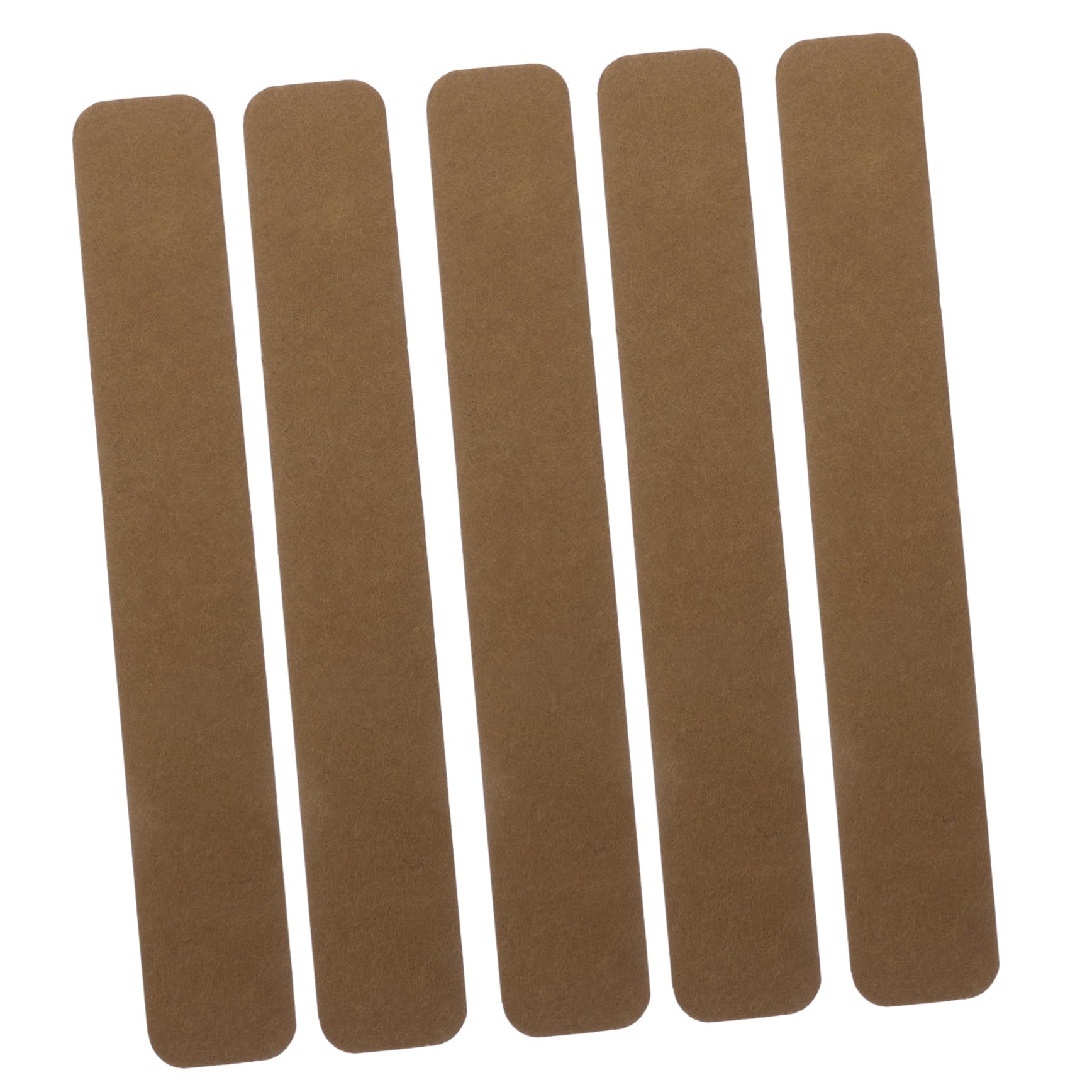 FUNOMOCYA 5 Pack Felt Pin Board Strips 30 Push Pins Easy Install Memo Board Strips Home Office School Wall Decor Bulletin Bars