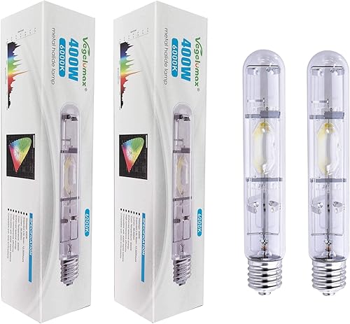 Miniatura 14 de MH - Bombilla de halogenuros metálicos HID de 1000 W, espectro azul y violeta mejorado de alto PAR para plantas de interior de horticultura, CCT