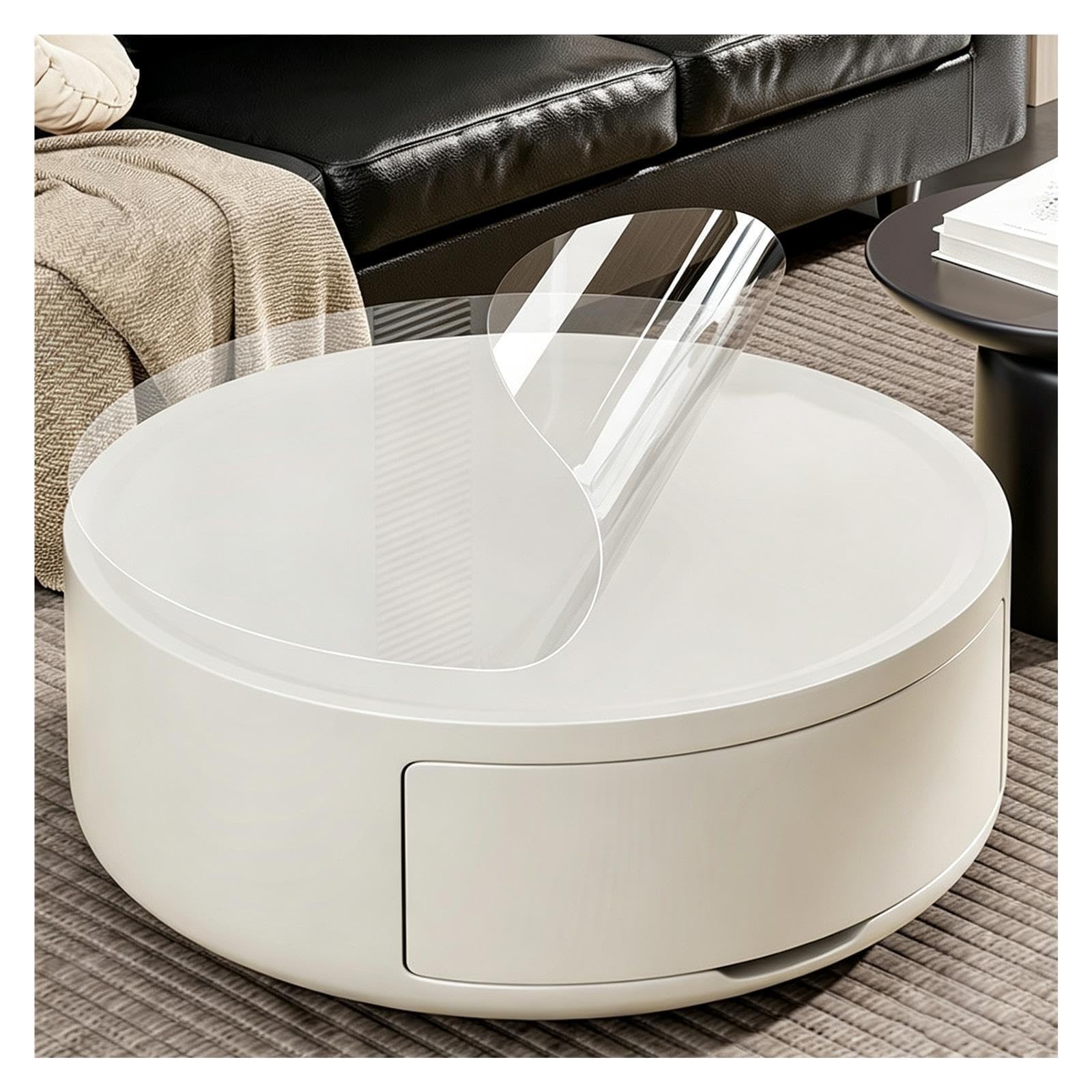 vinilo transparente adhesivo Película Protectora De Mesa Adhesiva Pequeña
