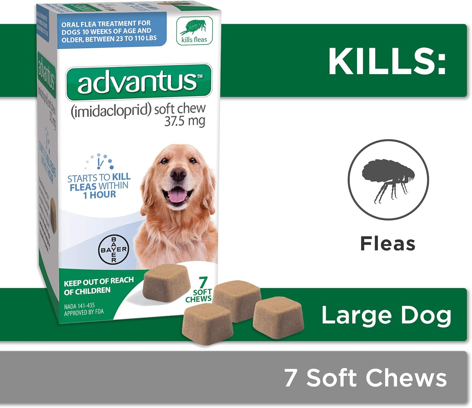 advantus flea chews