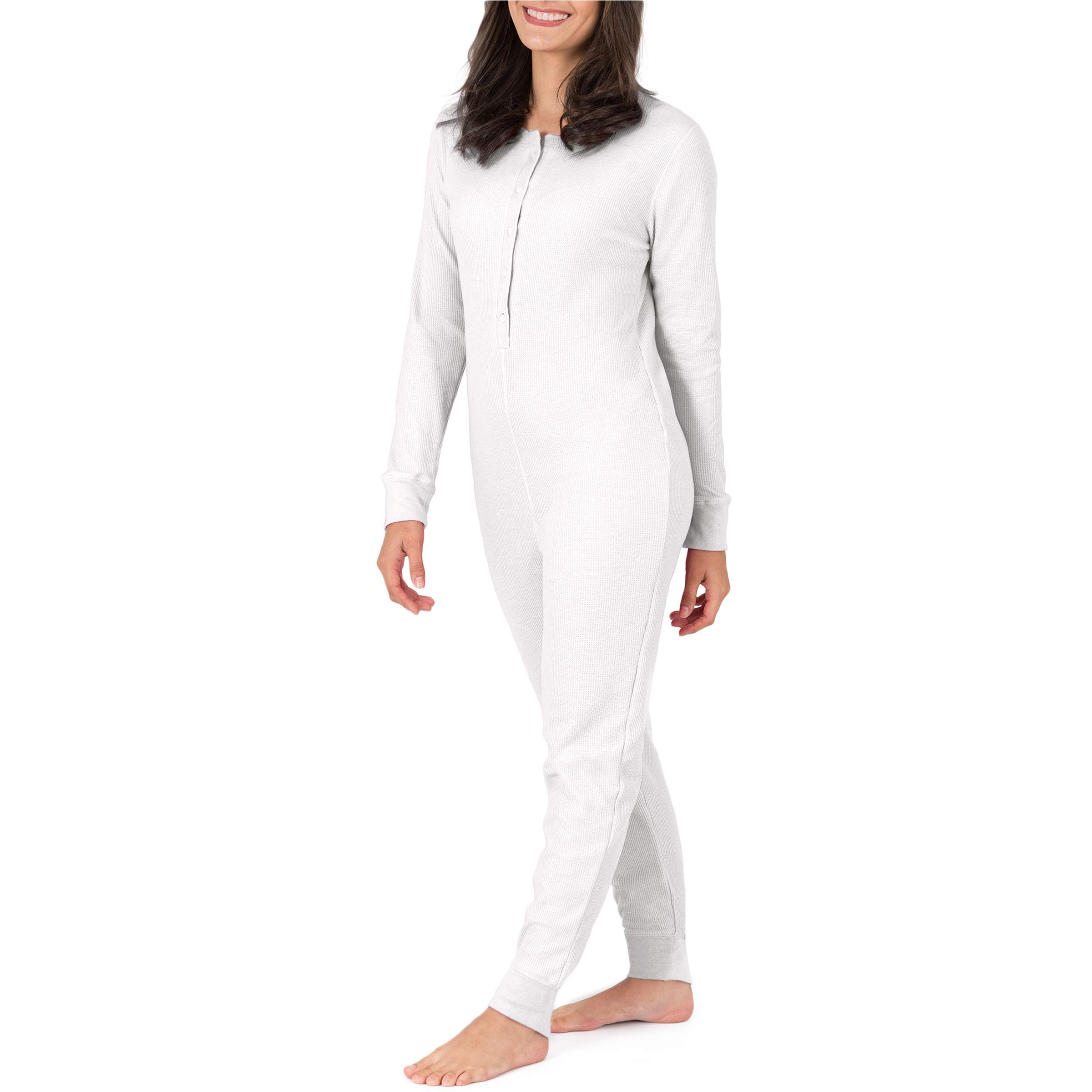 Fruit of the Loom Combinaison Thermique de Qualité Supérieure en Micro Gaufré Bas de Pyjama Femme