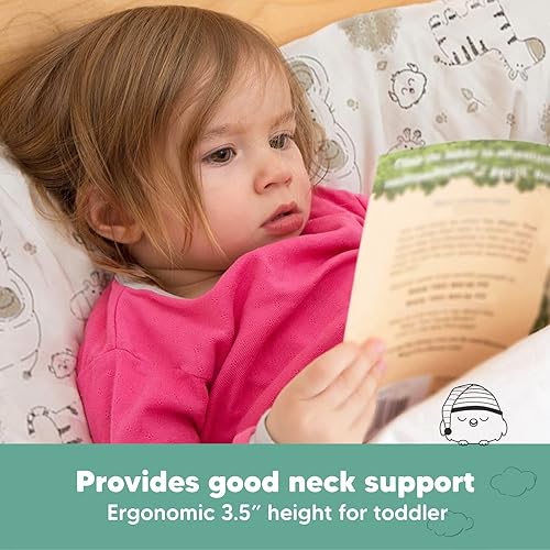 Miniatura 6 de KeaBabies Paquete de 2 almohadas para niños pequeños y almohadas para niños pequeños con funda de almohada, almohadas de algodón suave para dormir,