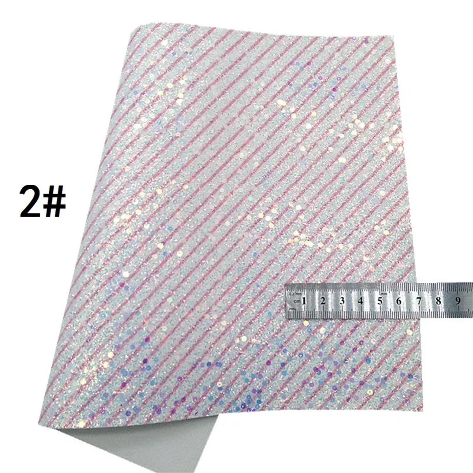 Tessuto glitterato in ecopelle PU