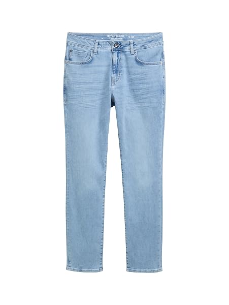 TOM TAILOR Jeans da Uomo, 10118 – Used Light Stone Blue Denim, 30W x 32L